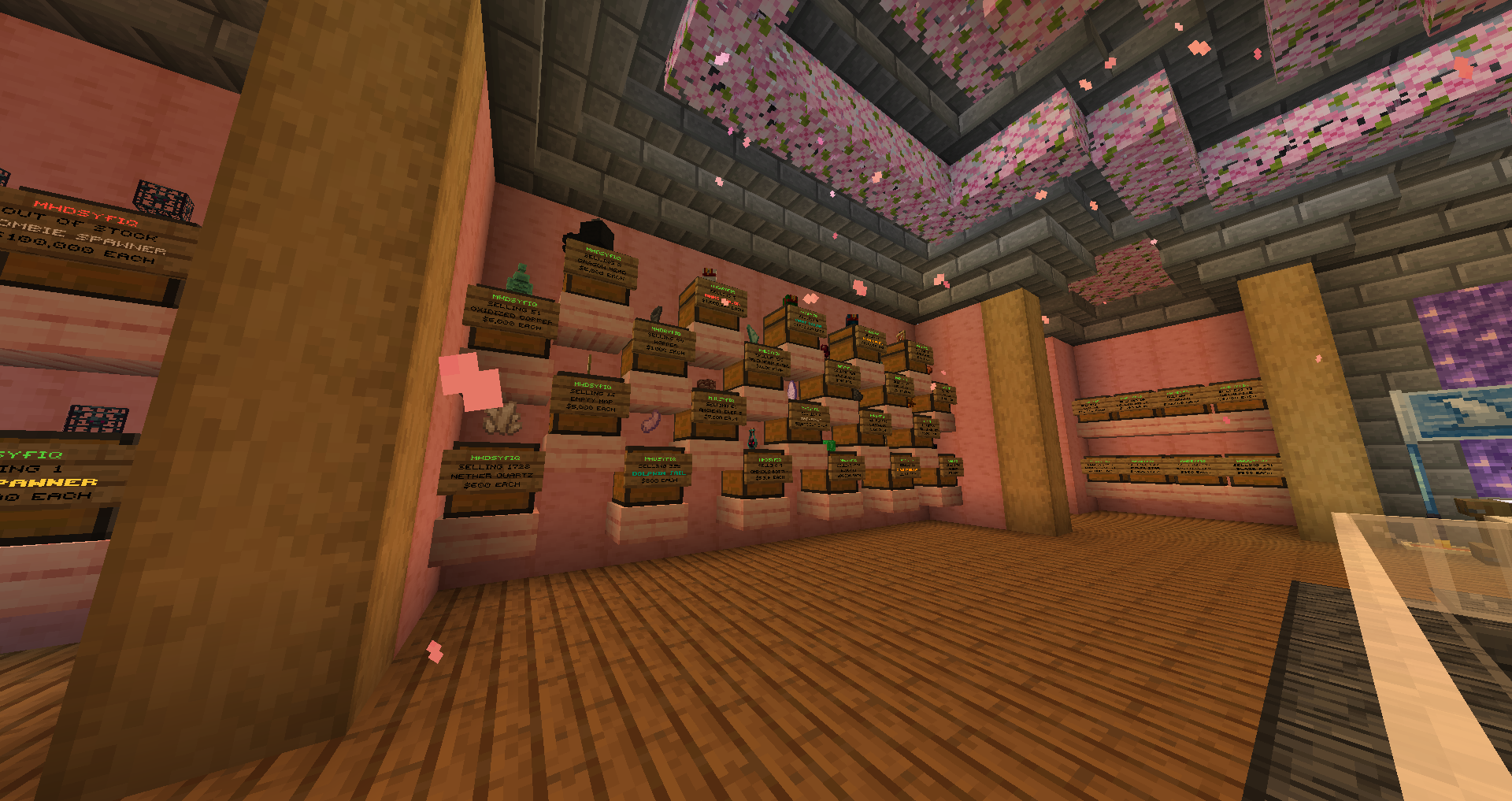 Shelves filled with assorted items at Premium Store